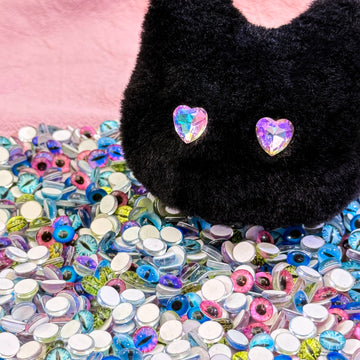 Rainbow Gaze-Shine Shine DIY Glass Nail Charms