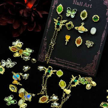 Golden Age-Shine Shine DIY Metal Nail Charms