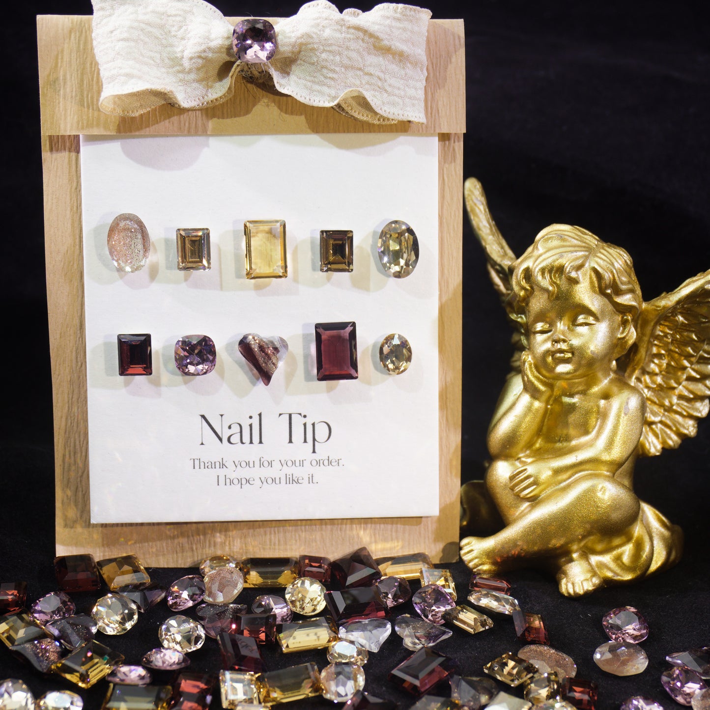 Hot Chocolate-Shine Shine DIY K9 Nail Charms