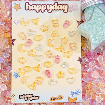 Sunshine Sparkle-Shine Shine DIY UV Change Glass Nail Charms