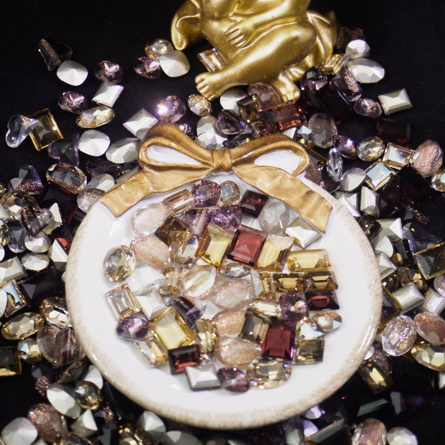 Hot Chocolate-Shine Shine DIY K9 Nail Charms