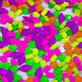 Neon Pixel-Shine Shine DIY Resin Nail Charms