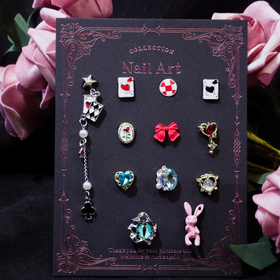 Alice's Twisted Time -Shine Shine DIY Metal Nails Charms