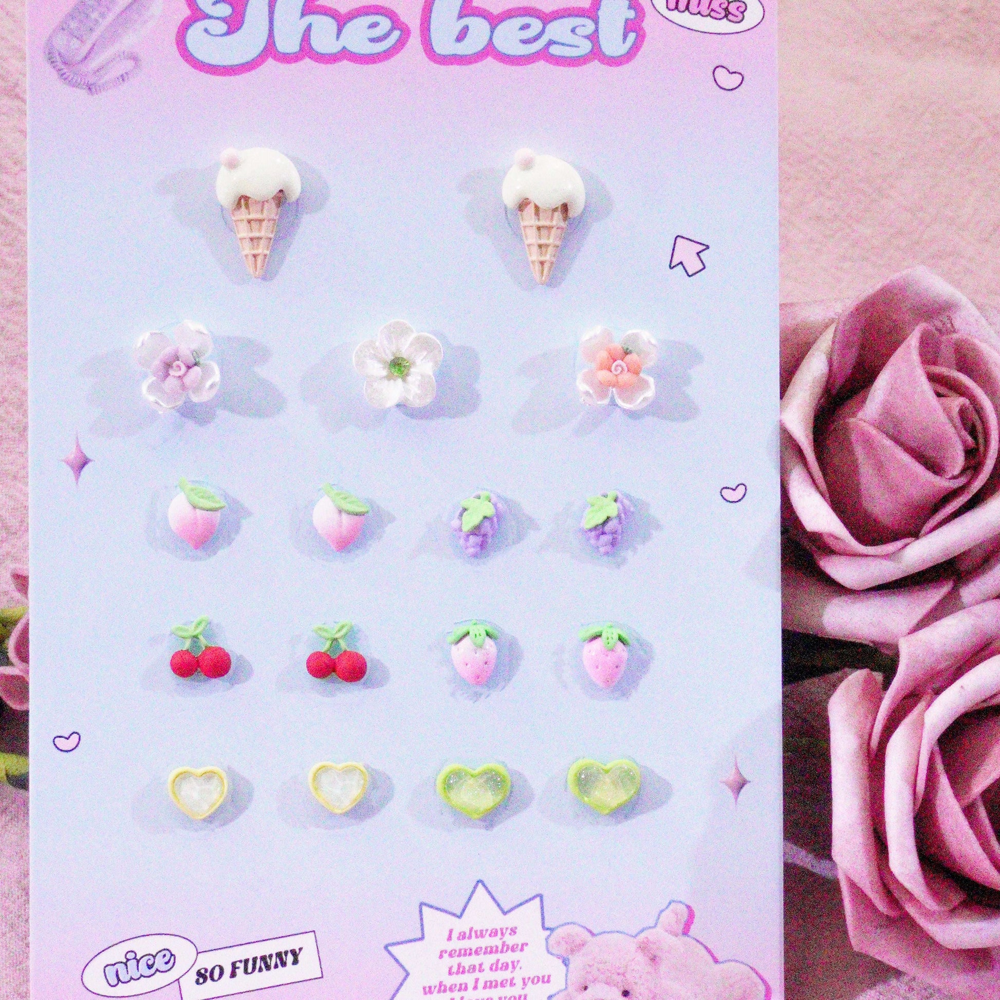 Fruit Salad-Shine Shine DIY Metal Nail Charms
