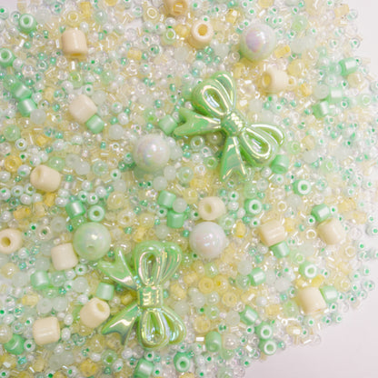 Lemon Lime - seed beads mini beads