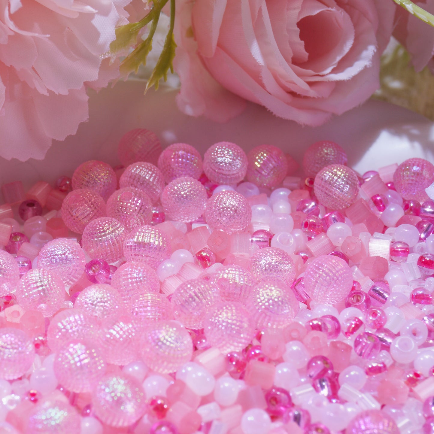 Blush Pearls- Seed beads High quality mini beads - Shine Shine DIY