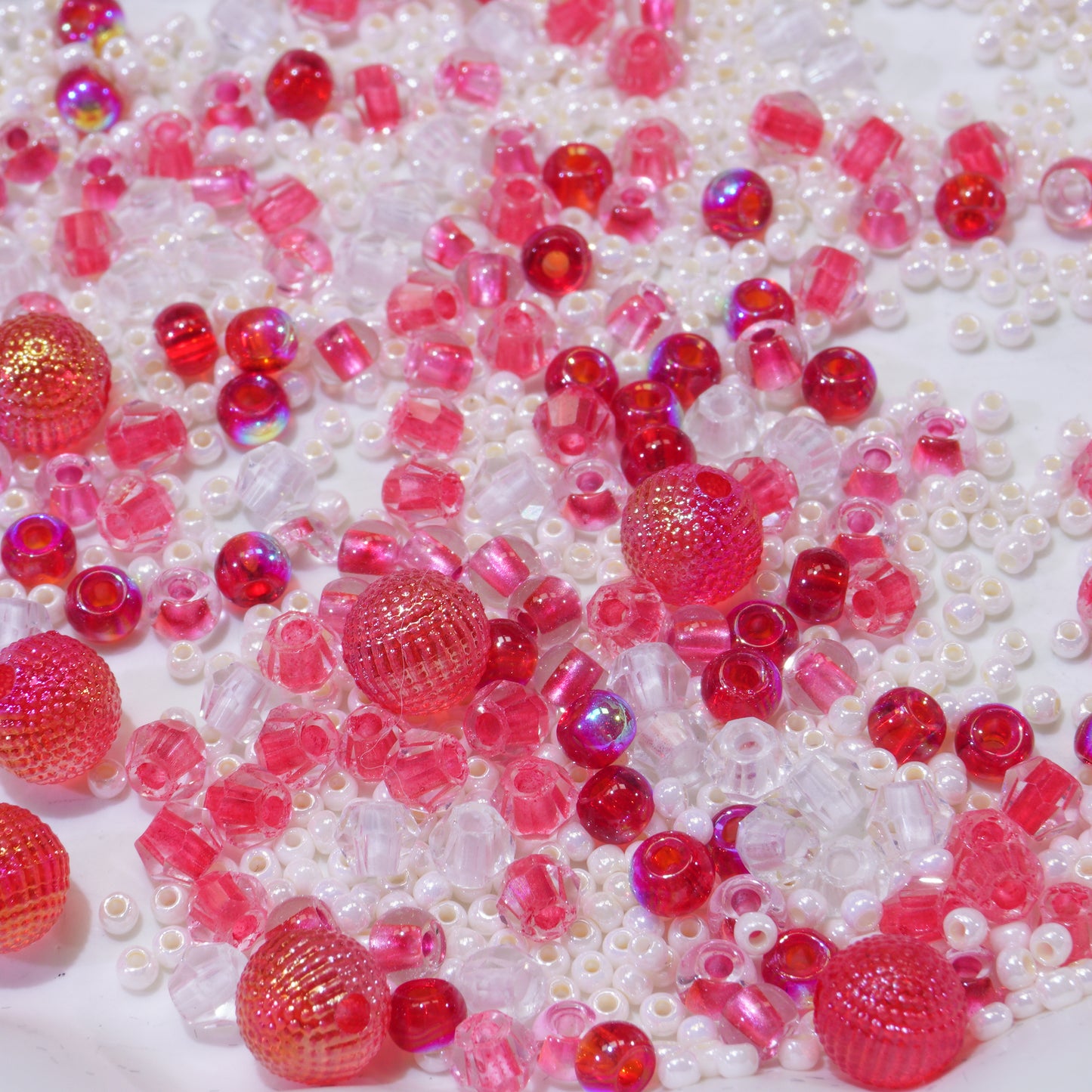 Ruby Sparkle- Seed beads High quality mini beads - Shine Shine DIY