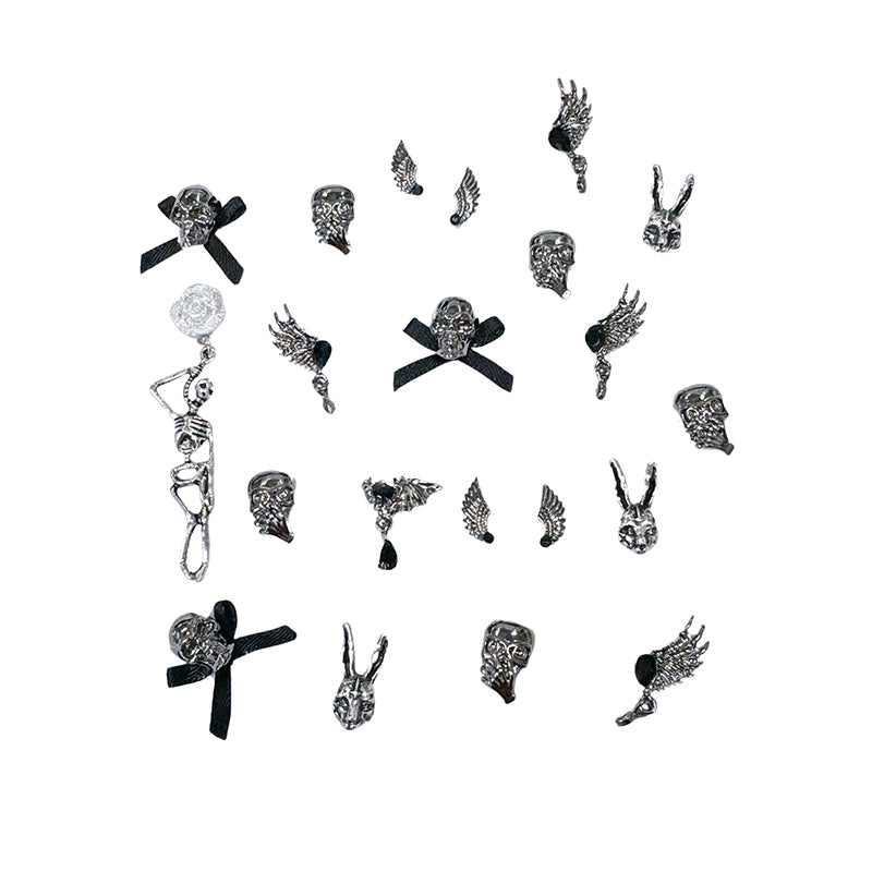Dance With Skeleton-Shine Shine DIY Metal Nail Charms