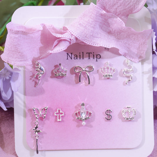 Crown me maybe-Shine Shine DIY Metal  Nails/Charms