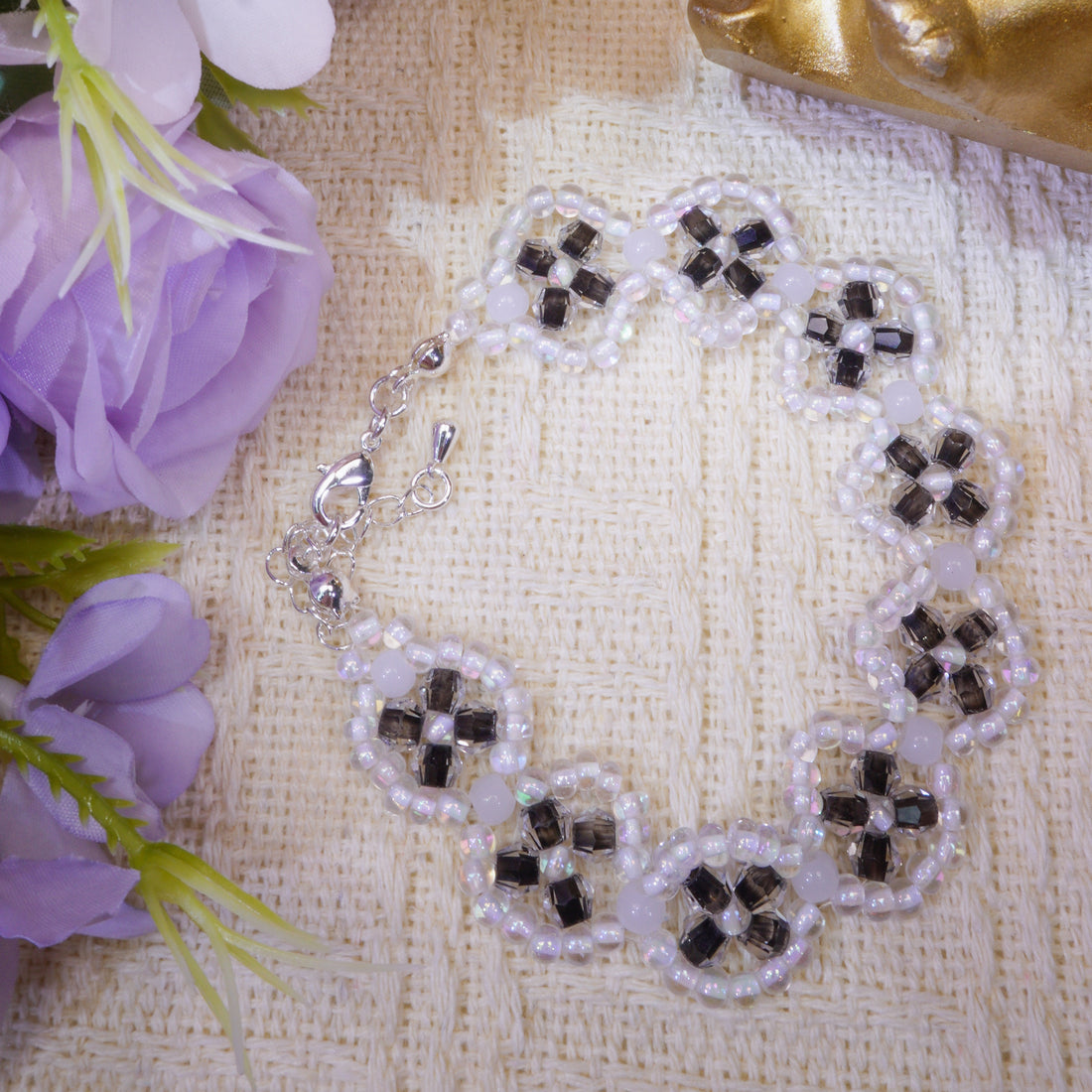 Kit de mini pulsera de cuentas "Shadow Glimmer"