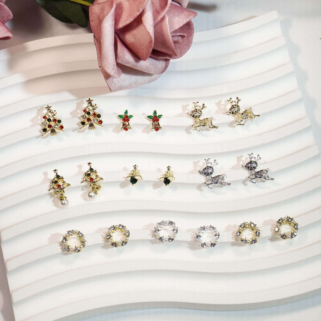 Christmas Greeting -Shine Shine DIY  Metal Alloy Nail Charms