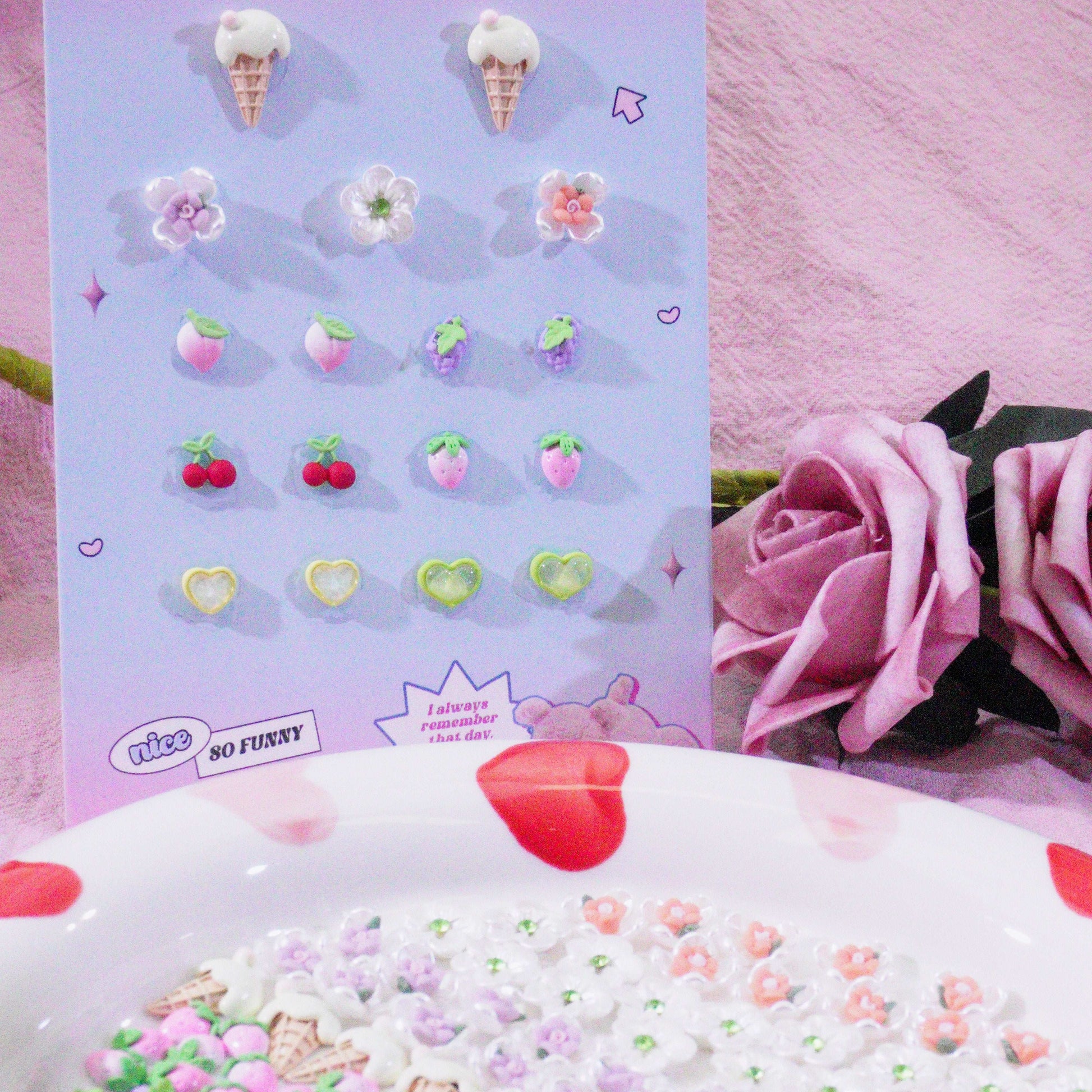Fruit Salad-Shine Shine DIY Metal Nail Charms