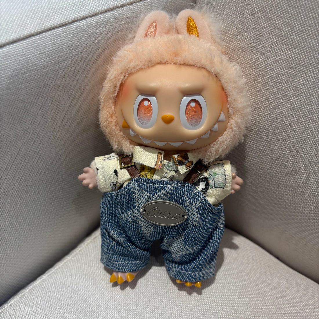 [WY-45]Denim Dreamers set-for 17cm Dolls (Labubu-Optimized Fit)