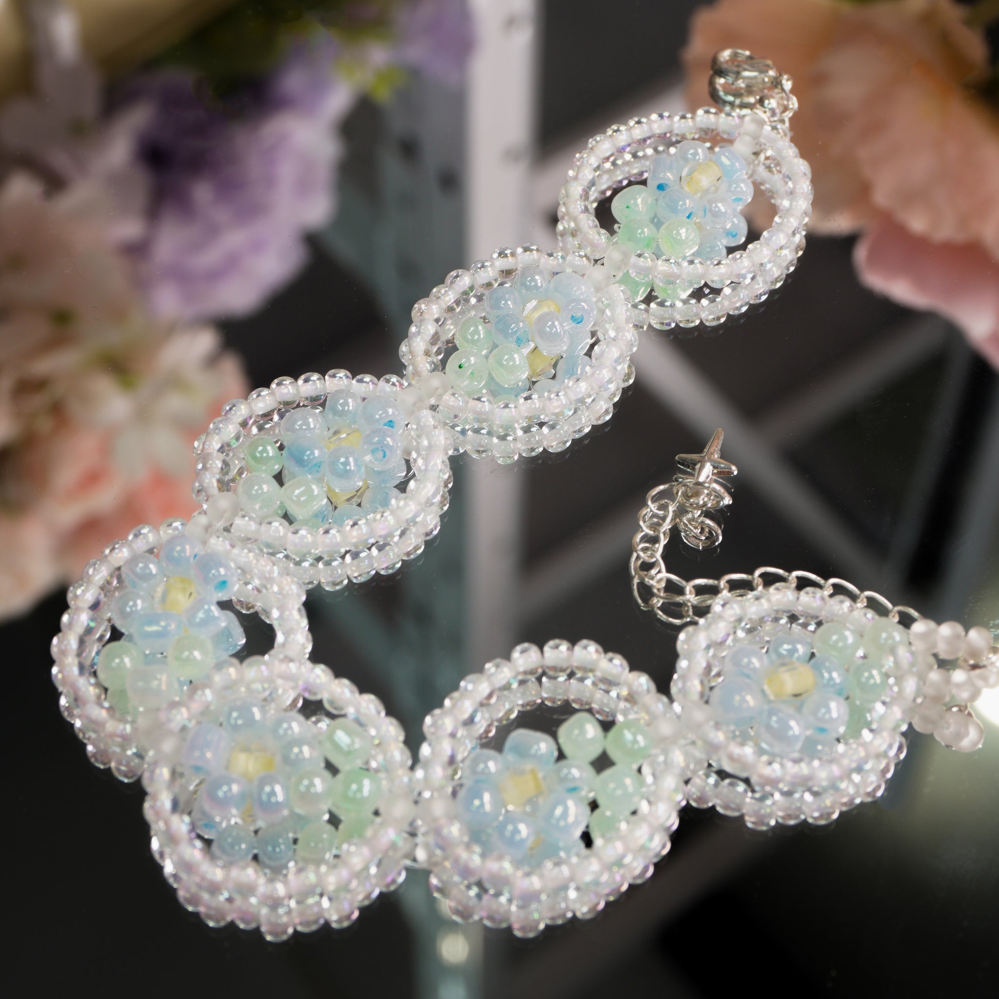 Kit de mini pulsera de cuentas para hacer tú mismo: Radiant Spring