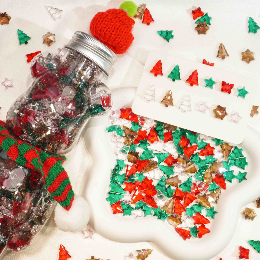 Crystal Christmas-Shine Shine DIY Metal  Nail Charms
