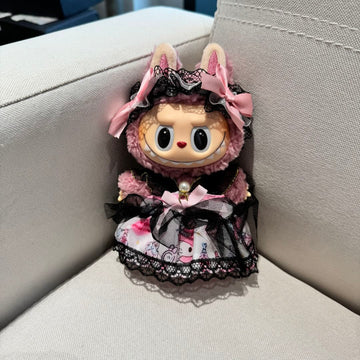 Conjunto de abalorios de encaje flotante para muñecas de 17 cm (ajuste optimizado por Labubu)