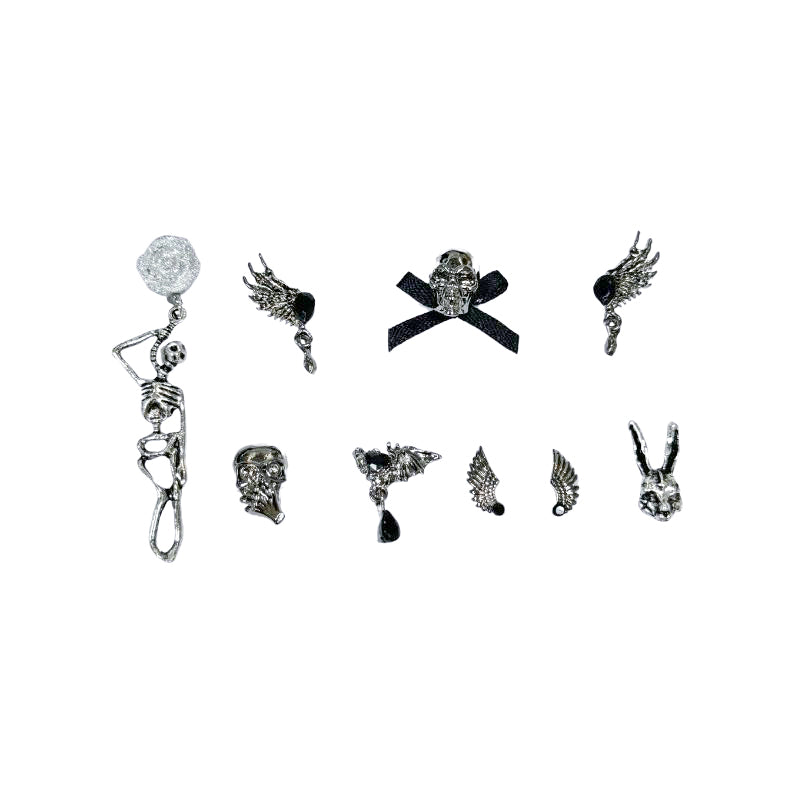 Dance With Skeleton-Shine Shine DIY Metal Nail Charms
