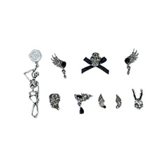 Dance With Skeleton-Shine Shine DIY Metal Nail Charms