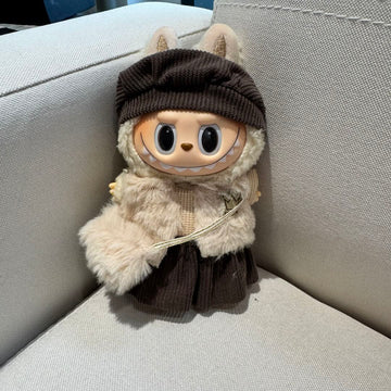 [WY-82] Snuggle Vest Set-for 17cm Dolls (Labubu-Optimized Fit)