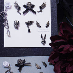 Dance With Skeleton-Shine Shine DIY Metal Nail Charms