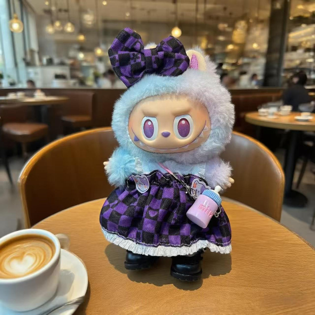 Conjunto Lullaby Plaid Dream para muñecas de 17 cm (ajuste optimizado por Labubu)