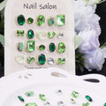 Verdant Gleam-Shine Shine DIY K9 Nail Charms