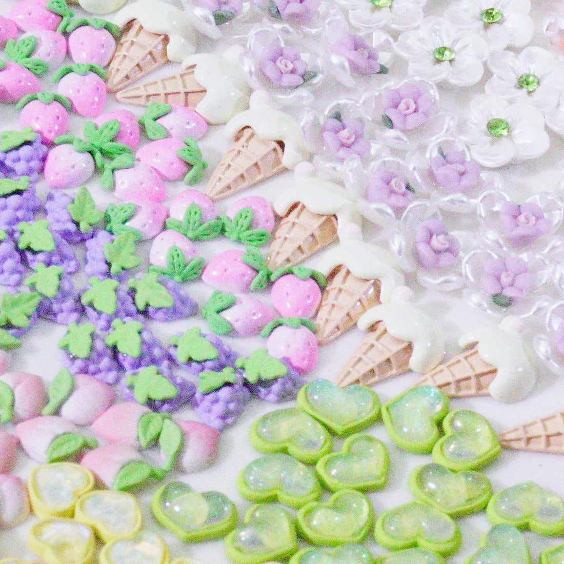 Fruit Salad-Shine Shine DIY Metal Nail Charms