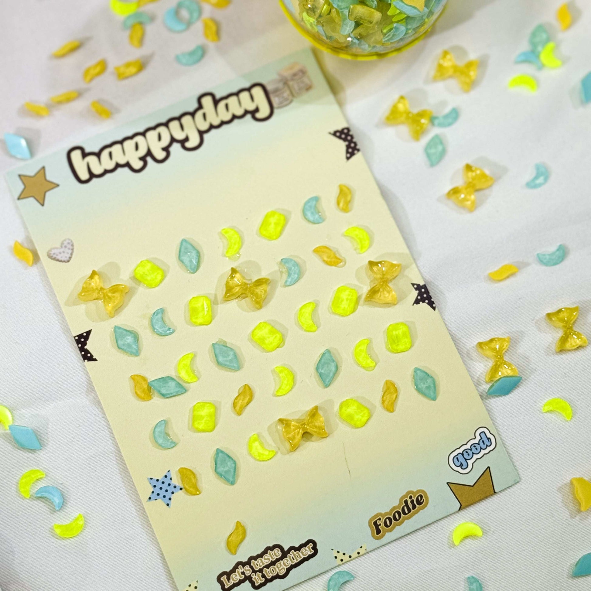 [BOGO] Peppy Chameleon-UV Change-Shine Shine DIY Resin Nail Charms