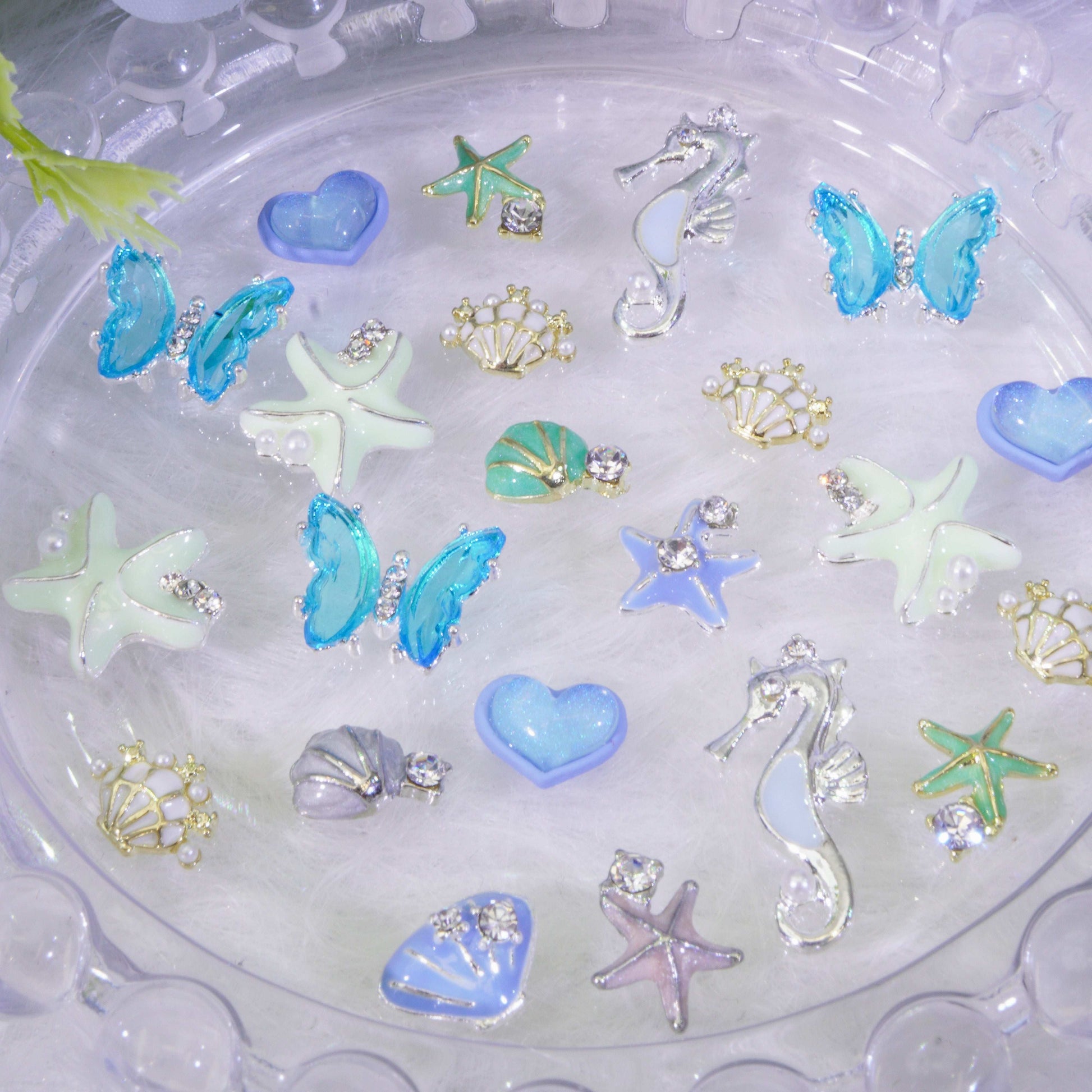 Deep in the Sea-Shine Shine DIY Metal Nail Charm