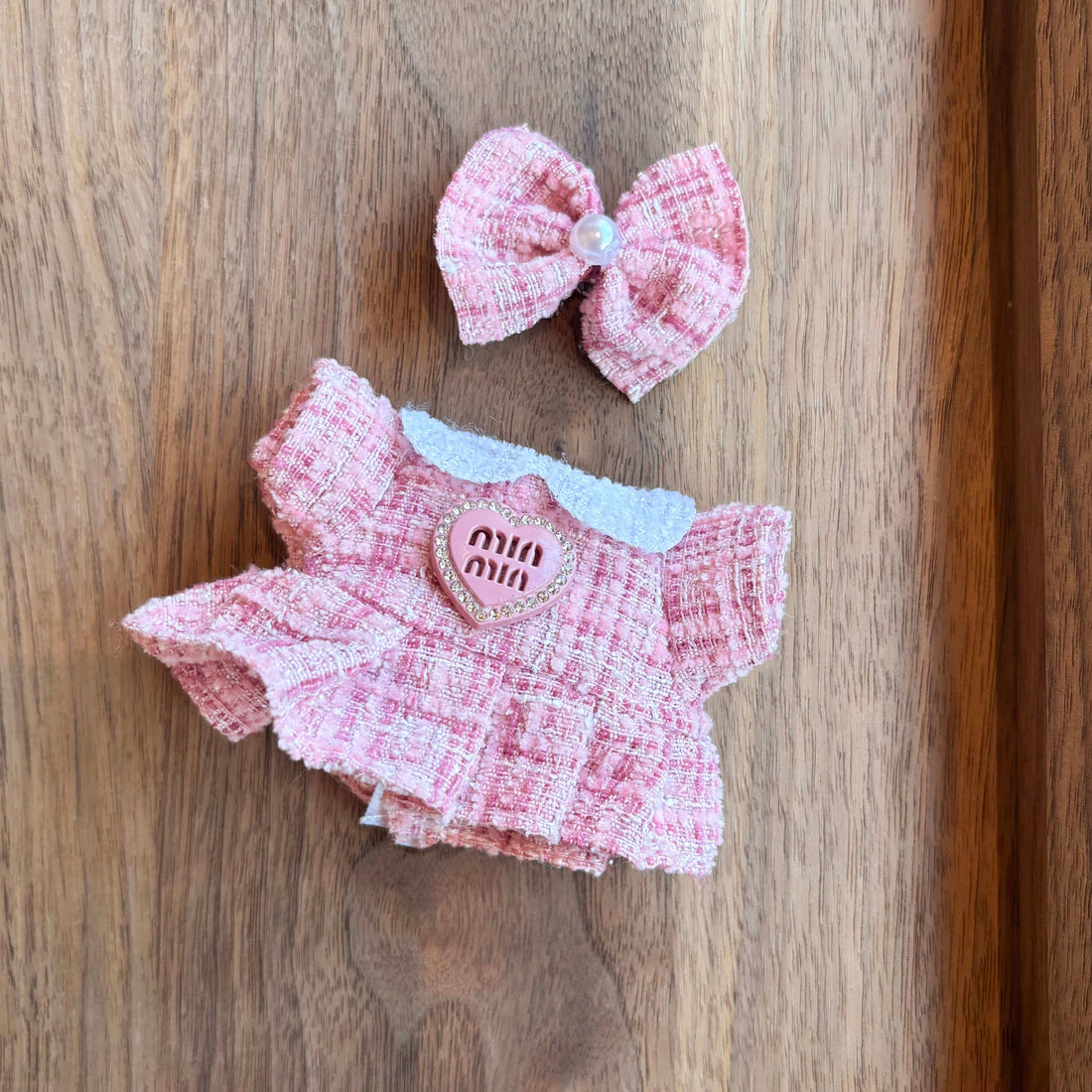 Mimi's Tweed Delight set-for 17cm Dolls (Labubu-Optimized Fit)