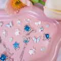 Azure Sky-Shine Shine DIY Metal Nail Charms