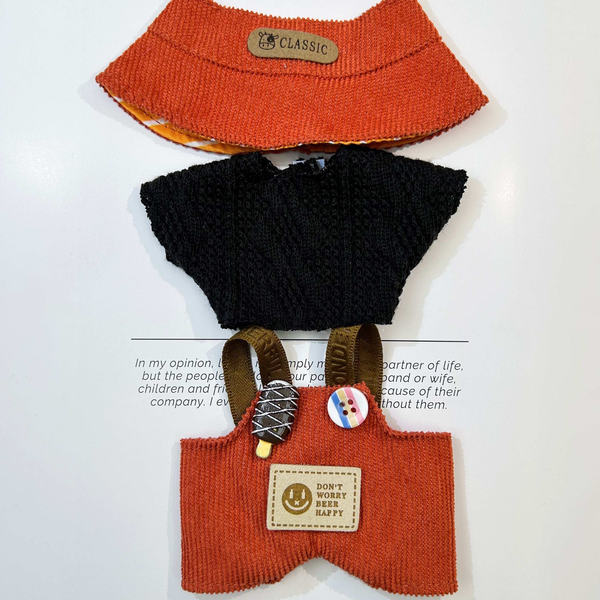 Joyful Classic Set-for 17cm Dolls (Labubu-Optimized Fit)