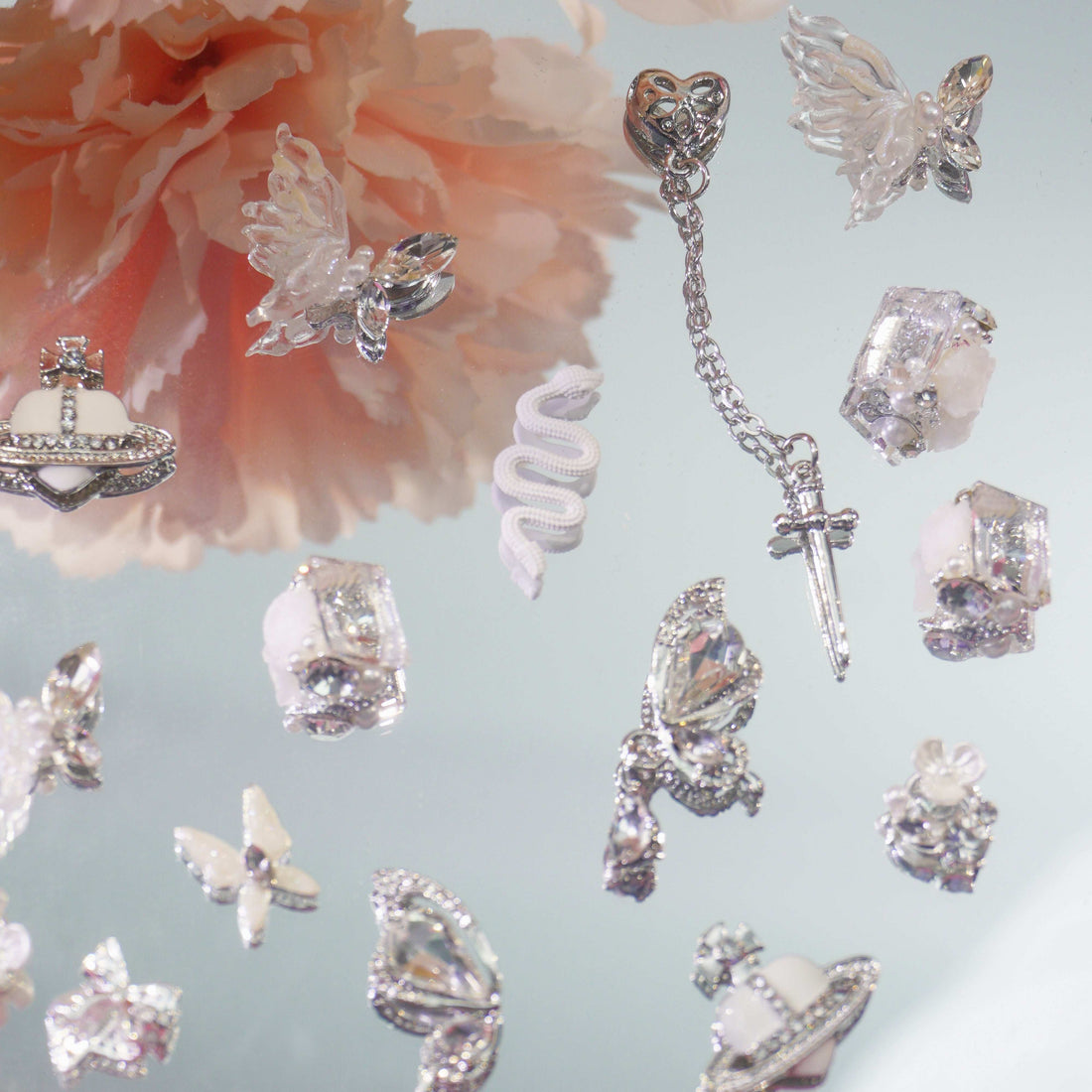 Fluttering Wings-Shine Shine DIY Metal Nail Charms