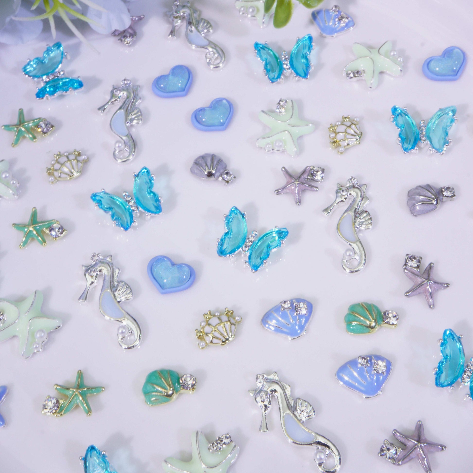 Deep in the Sea-Shine Shine DIY Metal Nail Charm