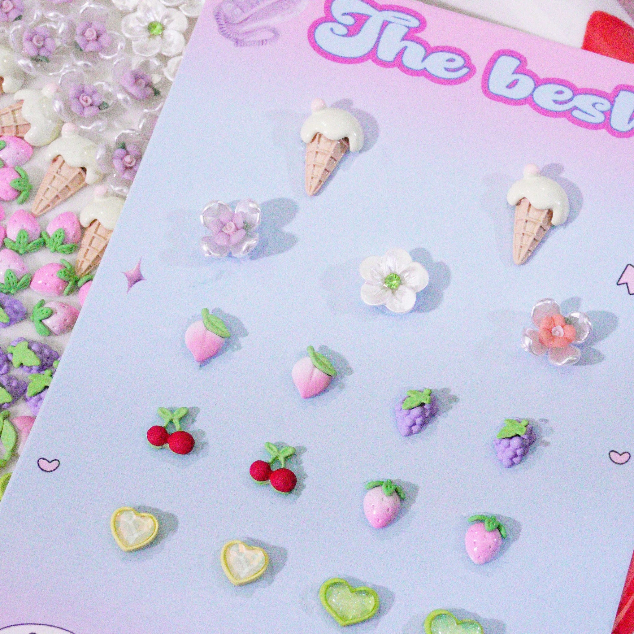 Fruit Salad-Shine Shine DIY Metal Nail Charms