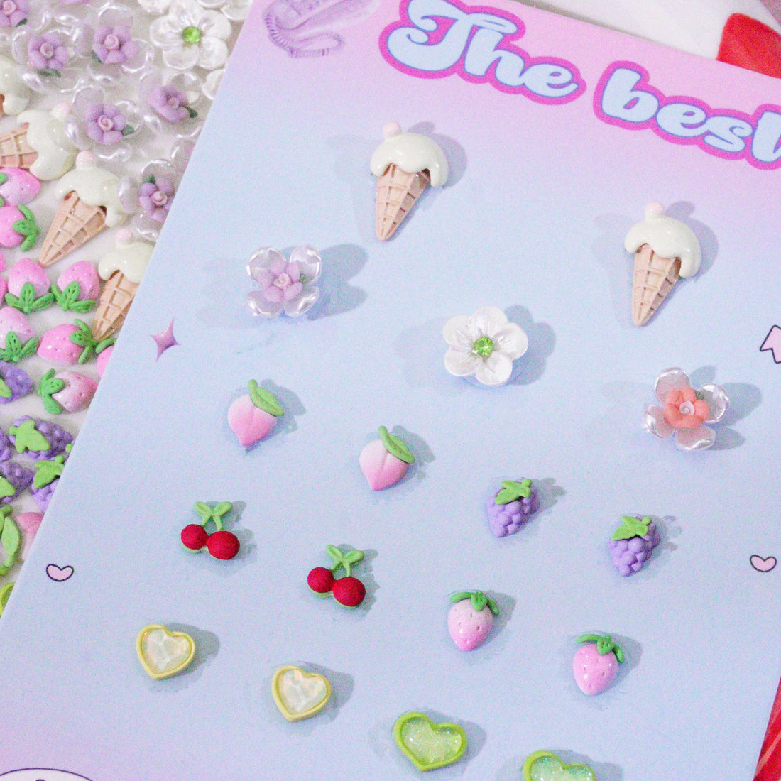 Fruit Salad-Shine Shine DIY Metal Nail Charms