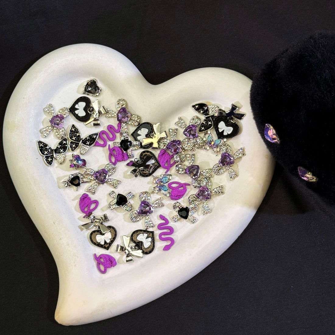 Violet Venom-Shine Shine  DIY Metal Nail Charms