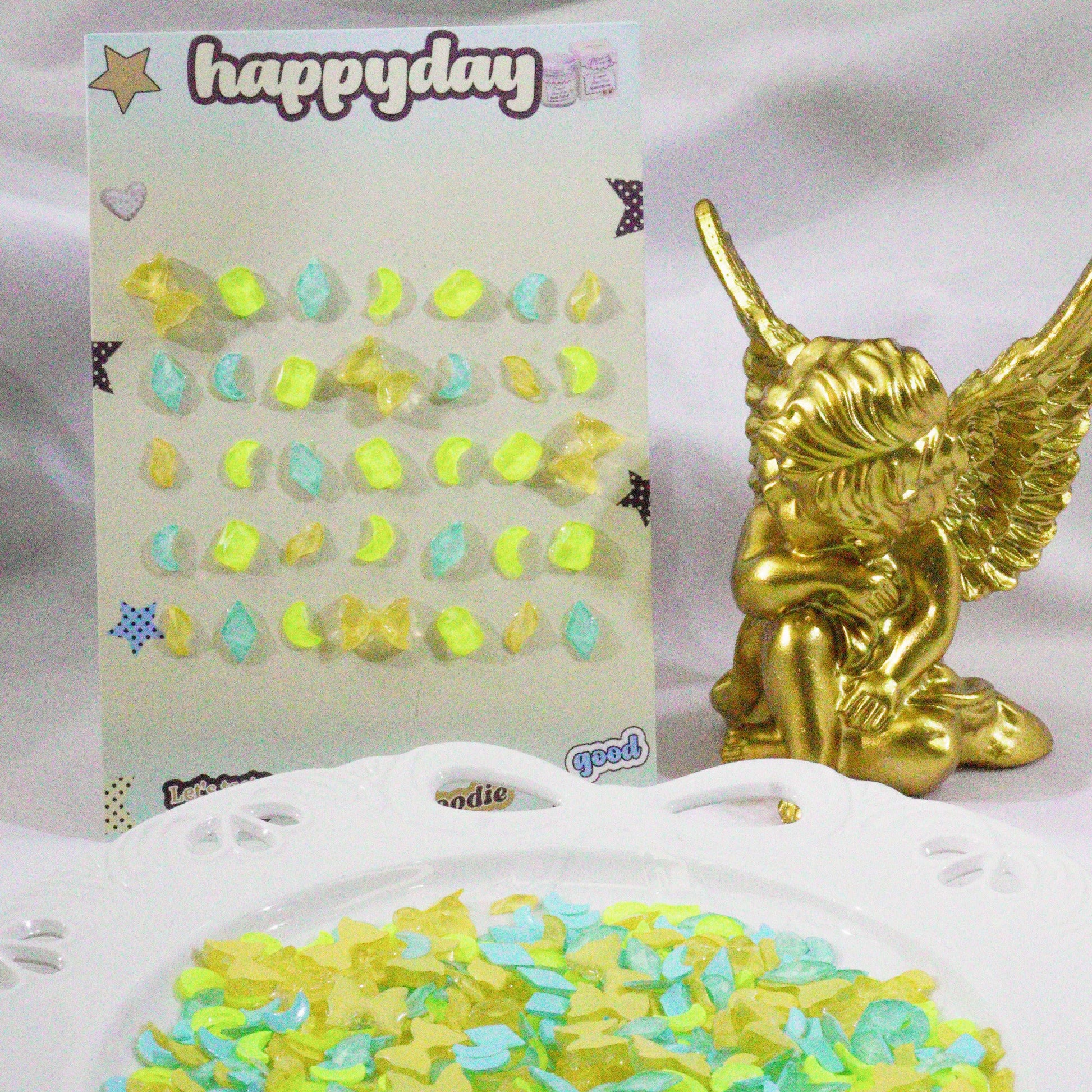 [BOGO] Peppy Chameleon-UV Change-Shine Shine DIY Resin Nail Charms
