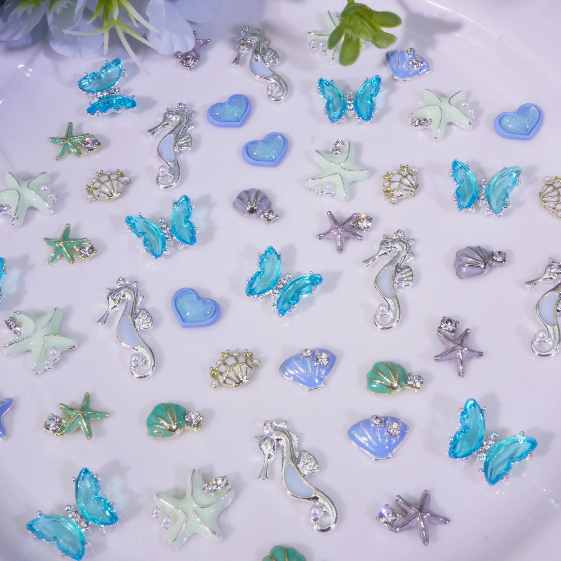 Deep in the Sea-Shine Shine DIY Metal Nail Charm