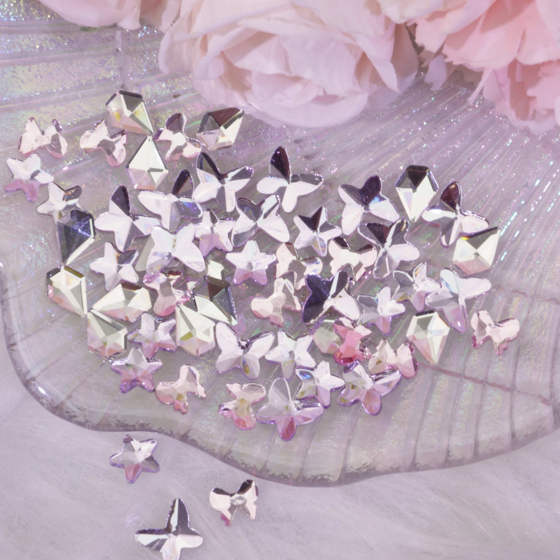 Sleek Chic -Shine Shine DIY Glass Nails Charms