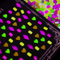 Neon Pixel-Shine Shine DIY Resin Nail Charms