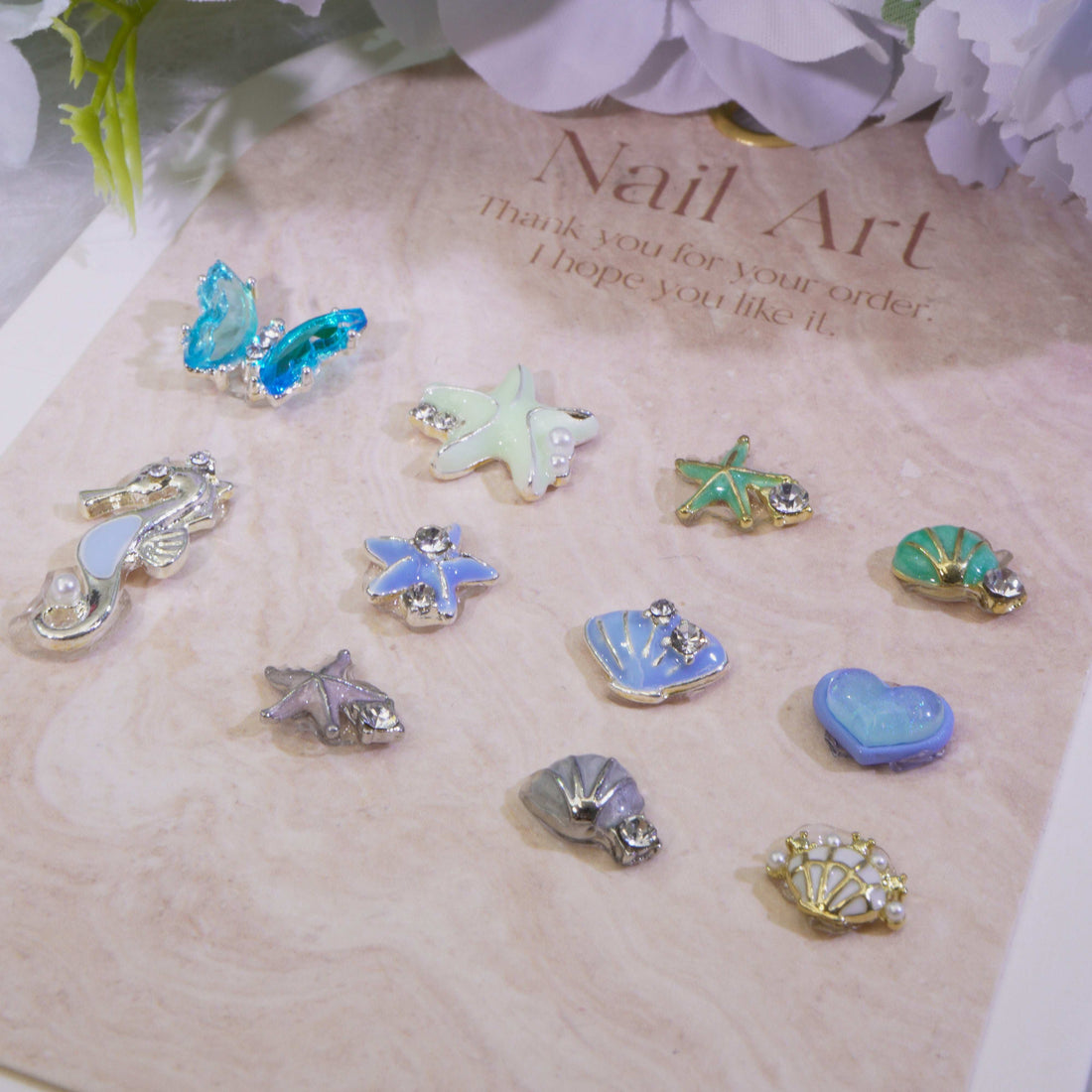 Deep in the Sea-Shine Shine DIY Metal Nail Charm