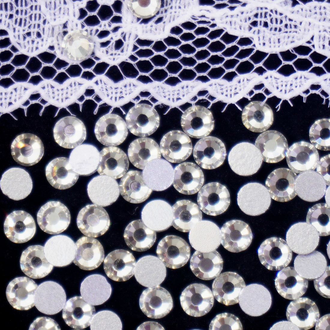 SS12 Nail Diamonds Flat Back Glass Rhinestones for Nail& DIY Jewelry Making Decorations Charms over 120PCS