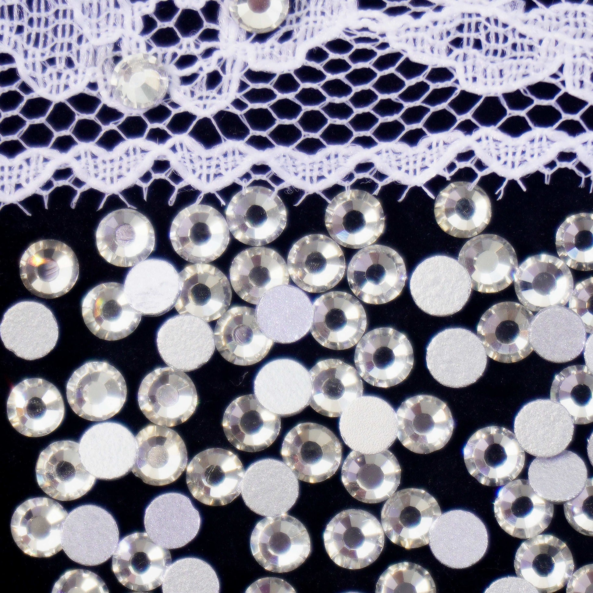 SS12 Nail Diamonds Flat Back Glass Rhinestones for Nail& DIY Jewelry Making Decorations Charms over 120PCS